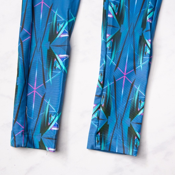 NEW - XS / S Daughters Of Culture Neon Galaxy Yoga Pants - Picture 8 of 8